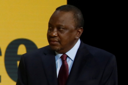 Kenyan president Uhuru Kenyatta.