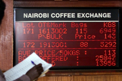 The Nairobi Coffee Exchange.
