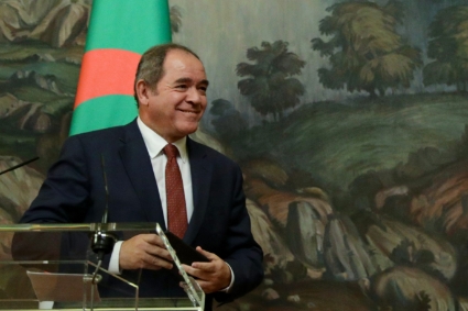 Algerian Foreign Minister Sabri Boukadoum.