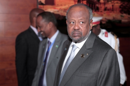 The Djiboutian president Ismaïl Omar Guelleh.