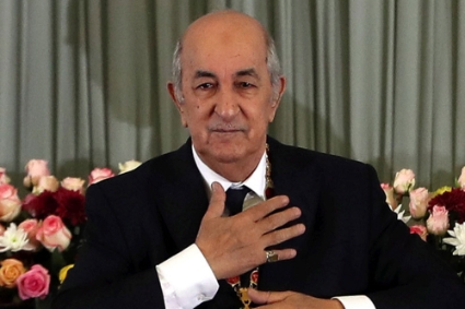 Algerian president Abdelmadjid Tebboune.