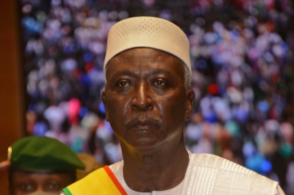 Mali's transition president Bah N'Daw.