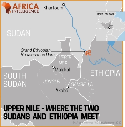Upper Nile - Where the two Sudans and Ethiopia meet.