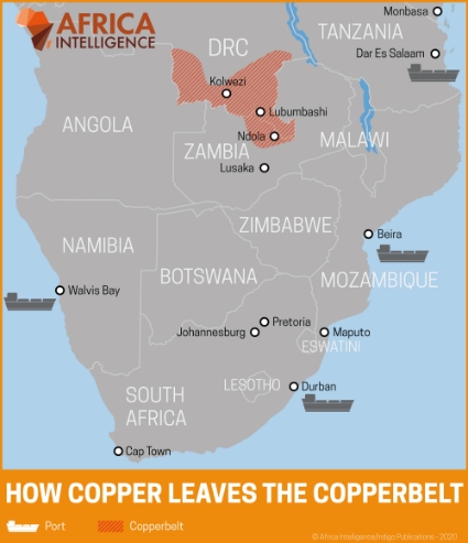 How copper leaves the Copperbelt
