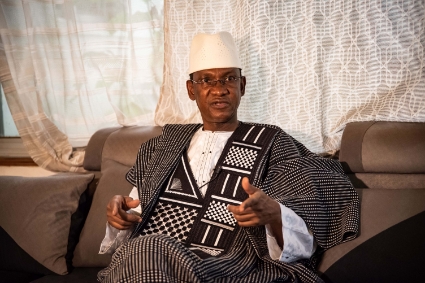 The Malian Prime Minister Choguel Maïga.