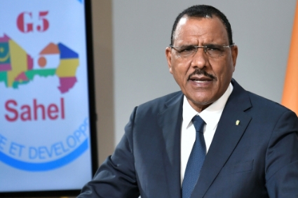 Niger's President Mohamed Bazoum, 9 July 2021.