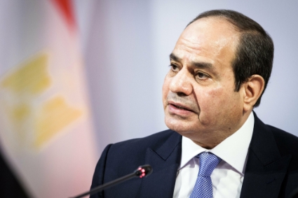 Egyptian president Abdel Fattah Al Sisi.
