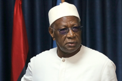 Abdoulaye Bathily, head of the United Nations Support Mission in Libya (UNSMIL), in Tripoli on 11 March 2023.