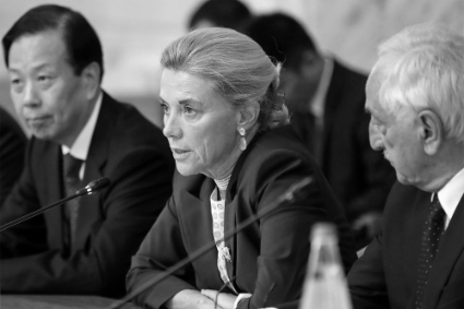The head of the Dipartimento delle Informazioni per la Sicurezza (DIS), Elisabetta Belloni.
