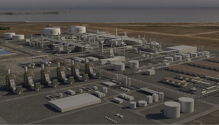 The Rovuma LNG project in Mozambique.