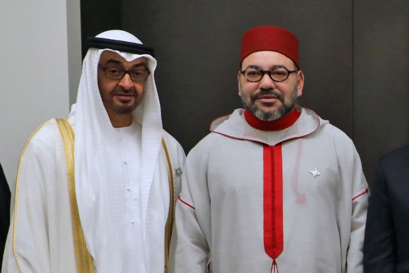 Mohamed bin Zayed Al Nahyan (MbZ) and Mohammed VI (M6).