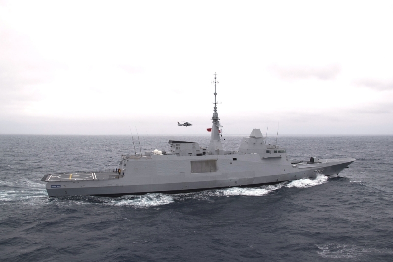 The multi-mission frigate Mohammed VI delivered by Naval Group in 2014.