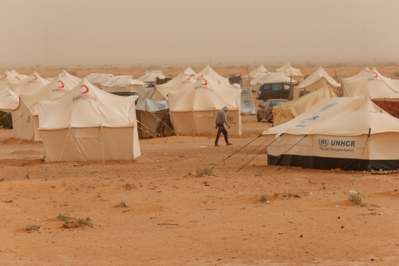 The Garart Al Qatef refugee camp.