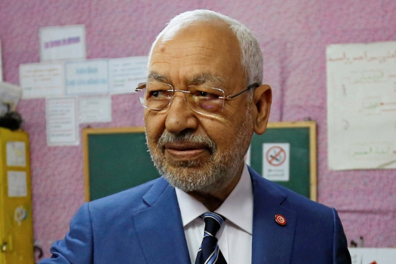 Rached Ghannouchi, head of the Ennahda party.