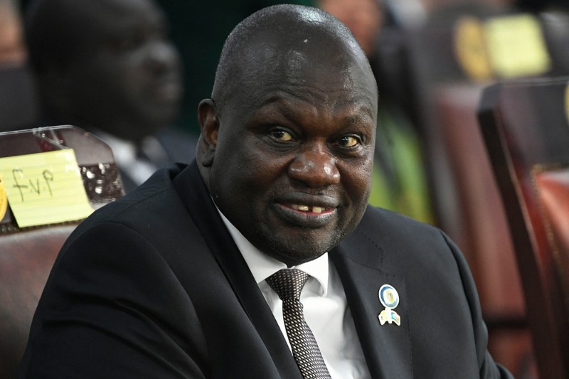 South Sudan's Vice President Riek Machar in Juba, 3 February 2023.