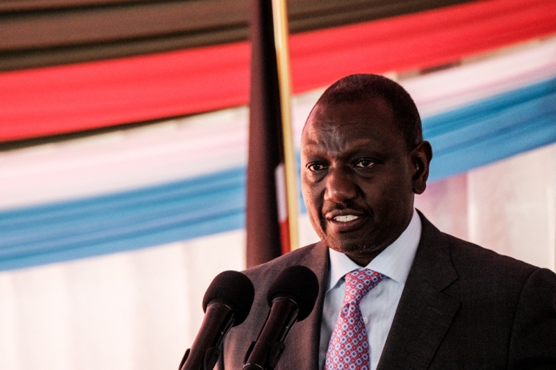 Kenya's Presdent William Ruto in Nairobi on 28 November 2022.