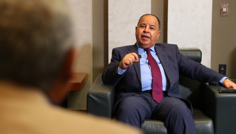 Egyptian Finance Minister Mohamed Maait in Sharm el-Sheikh, Egypt, on 24 September 2023.