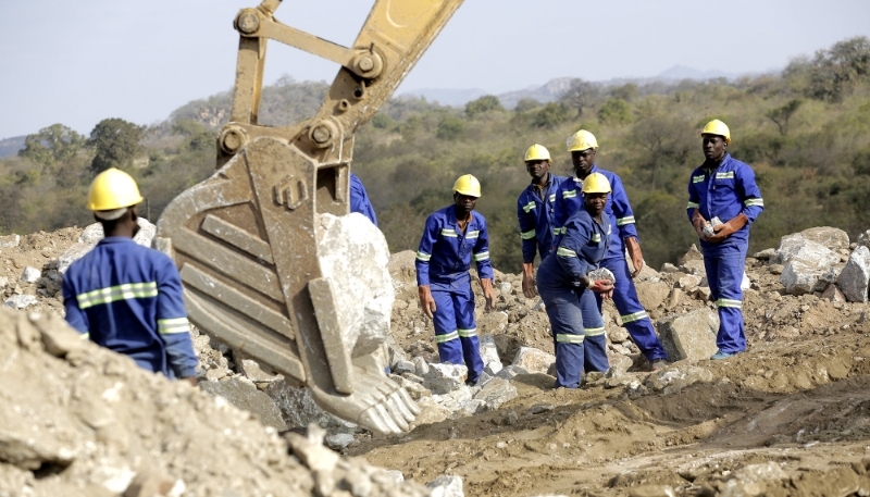 The Sandawana lithium mine in Zimbabwe