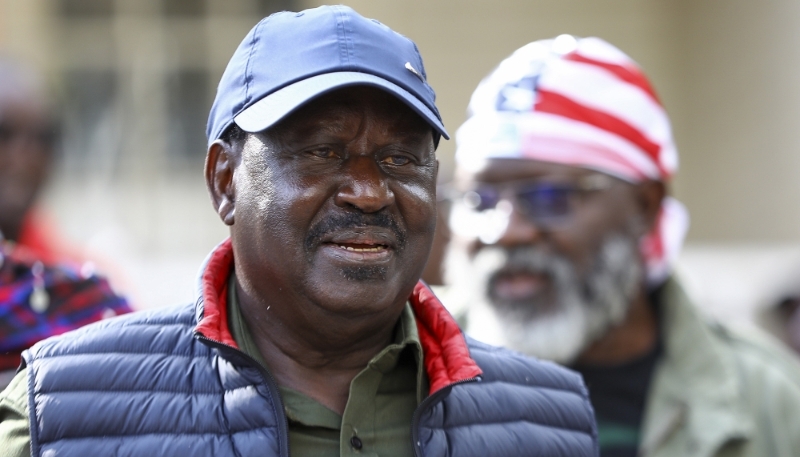 Kenyan opposition leader Raila Odinga on 2 May 2023.