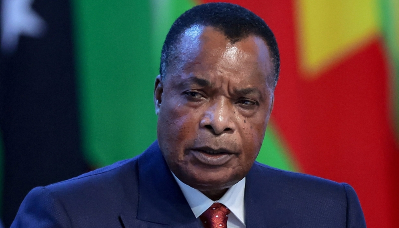 Congolese president Denis Sassou-Nguesso.