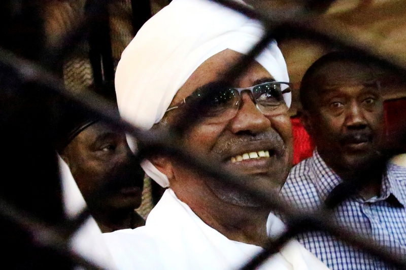 Former Sudanese President Omar al-Bashir.