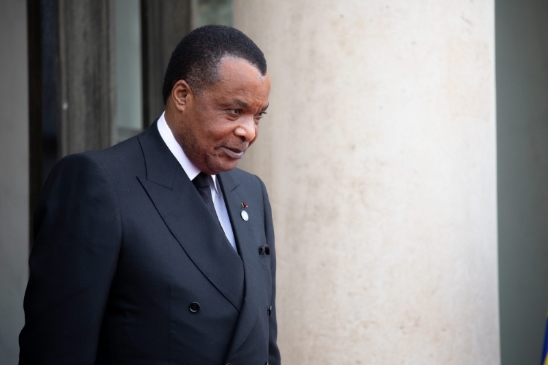 Congolese President Denis Sassou Nguesso, who chairs the Grande Loge du Congo.