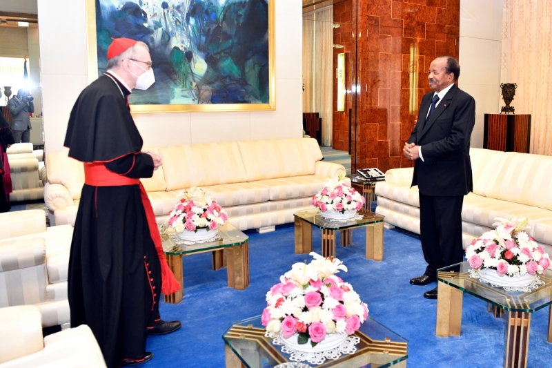 Vatican Secretary of State Pietro Parolin met with Cameroonian President Paul Biya in Yaoundé at the end of January.