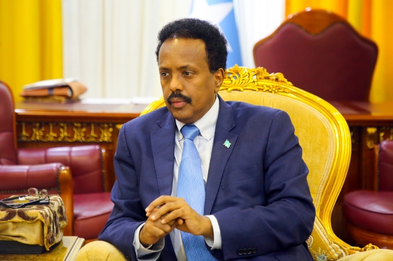 Incumbent Somali President Mohamed Abdullahi Mohamed, aka Farmajo.