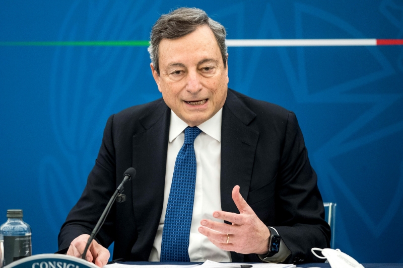 Italian Prime Minister Mario Draghi.