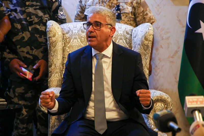 The former Libyan interior minister Fathi Bashagha.
