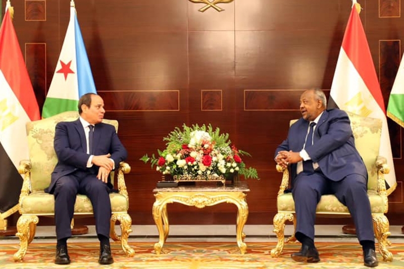 Egyptian President Abdel Fattah al-Sisi was received on 27 May 2021 in Djibouti by his counterpart Ismail Omar Guelleh.