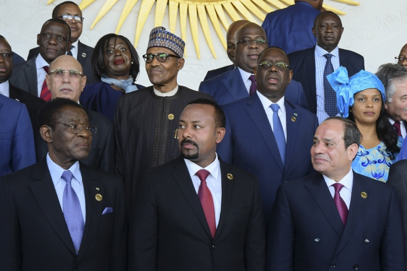 Ethiopian Prime Minister Abiy Ahmed at the 33rd African Union summit in Addis Ababa in February 2020.