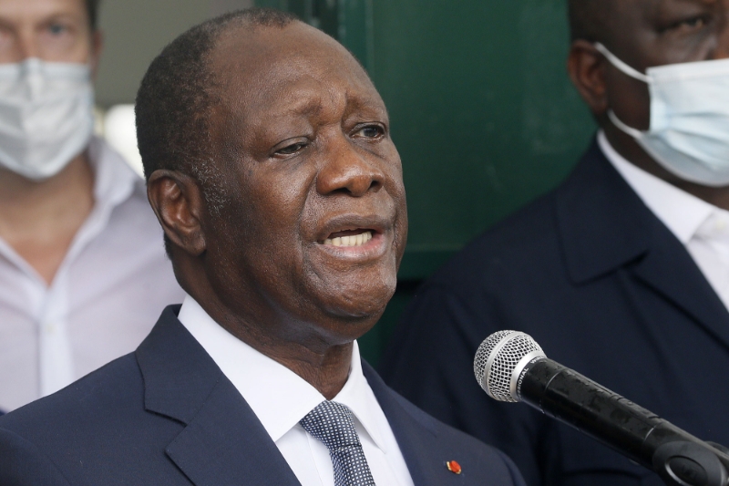 President of Ivory Coast Alassane Ouattara.