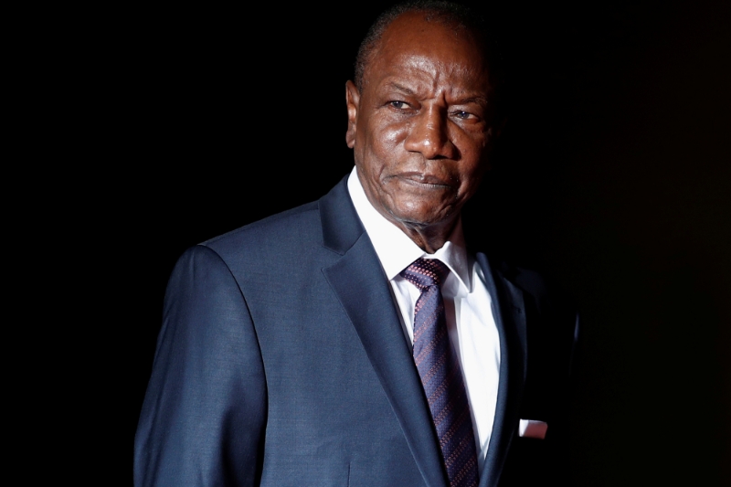 Guinean President Alpha Condé.