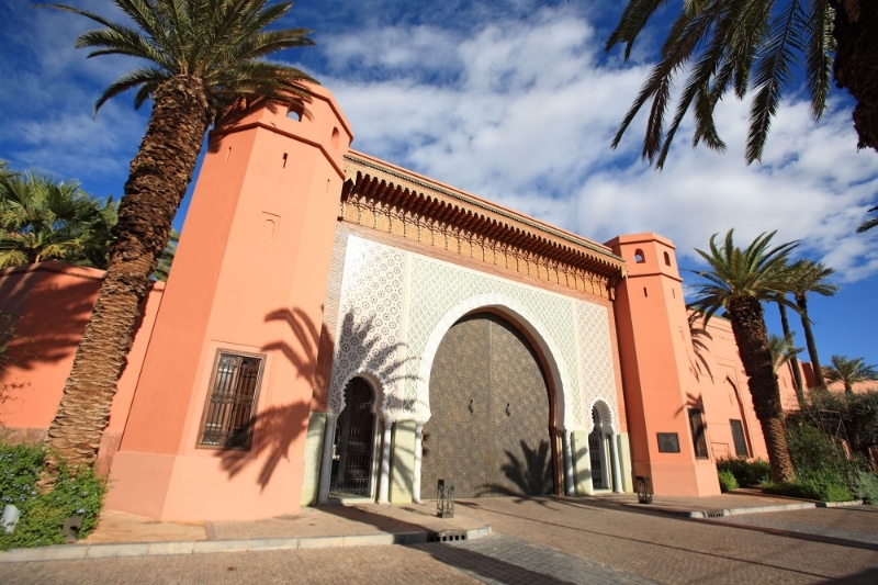 The luxury Royal Mansour hotel in Marrakesh.