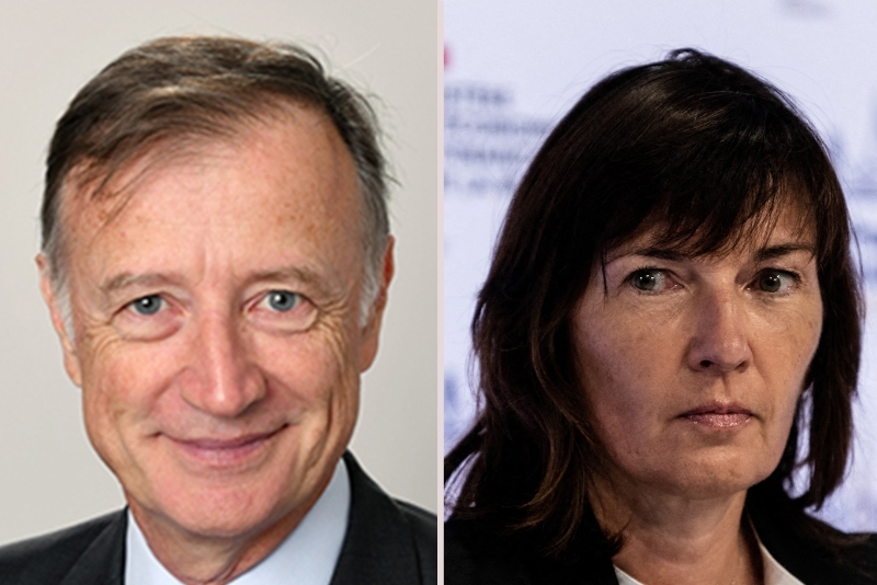 Charles-Henri Malécot and the current deputy MD of Stoa Infra & Energy, Marie-Laure Mazaud.
