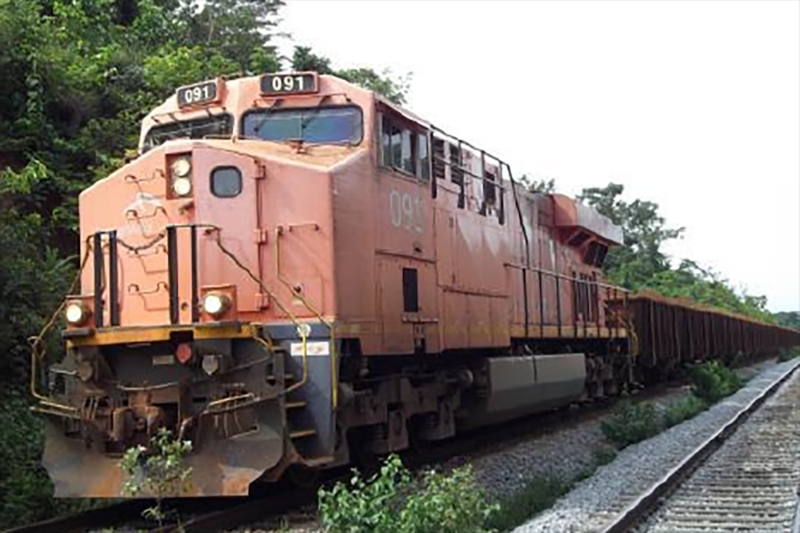 Arcelor Mittal's Liberian railway from Nimba to the port of Buchanan.