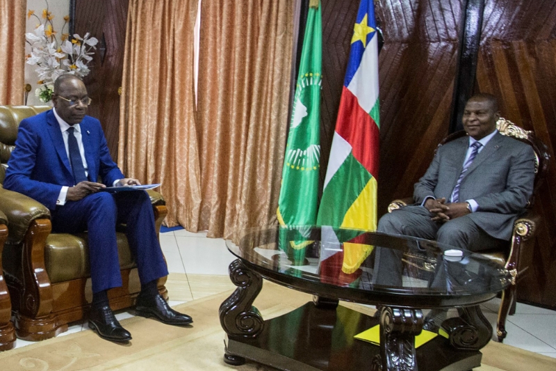 Relations became very tense between head of the Minusca Mankeur Ndiaye and CAR president Faustin Archange Touadera.