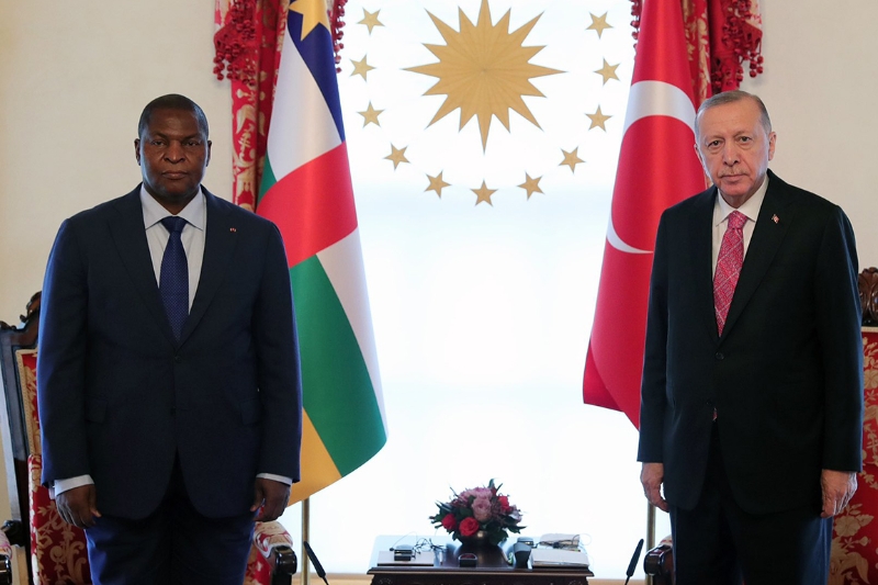 Presidents Faustin Archange Touadéra and Recep Tayyip Erdogan vowed during a Turkey-Africa summit on 18 December.