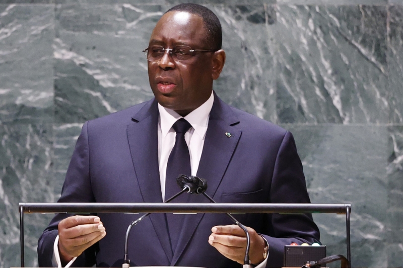 Senegalese President Macky Sall.