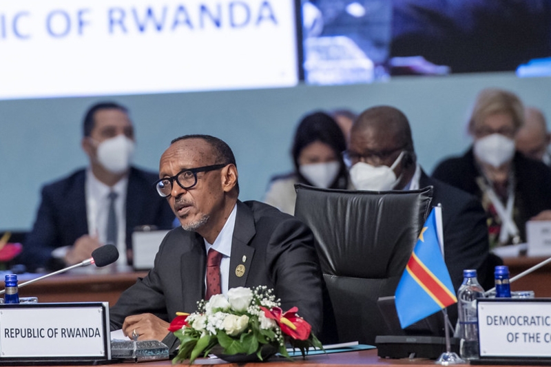 Rwanda's president Paul Kagame.