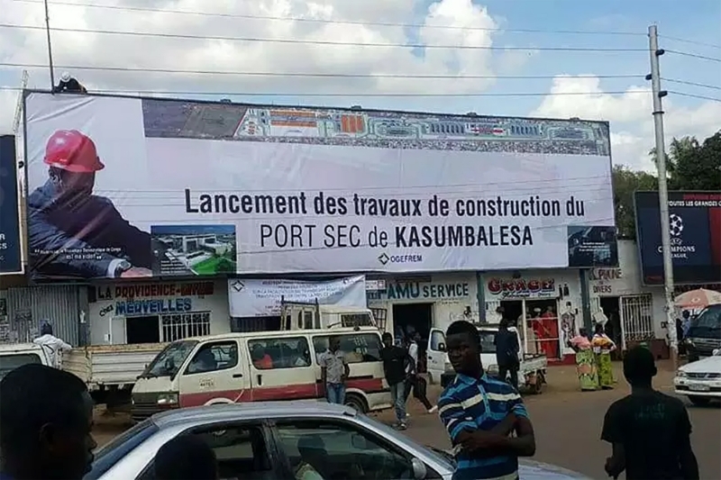 The Kasumbalesa dry port project (DRC) was launched in 2018.