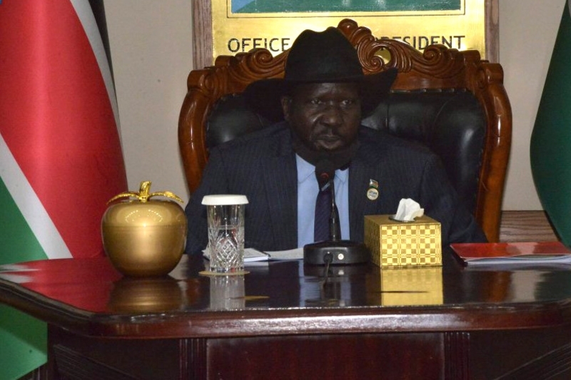 South Sudanese president Salva Kiir.