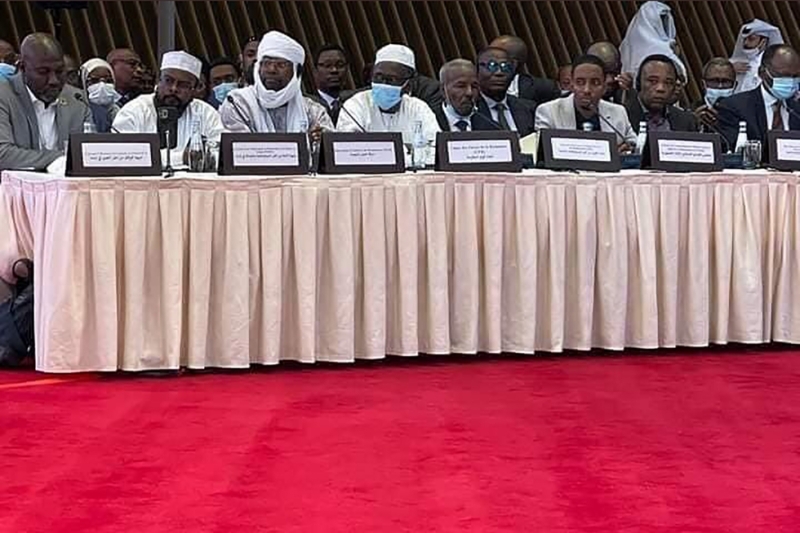 Since 13 March 2022, 52 representatives of Chadian opposition movements have been negotiating in Doha.