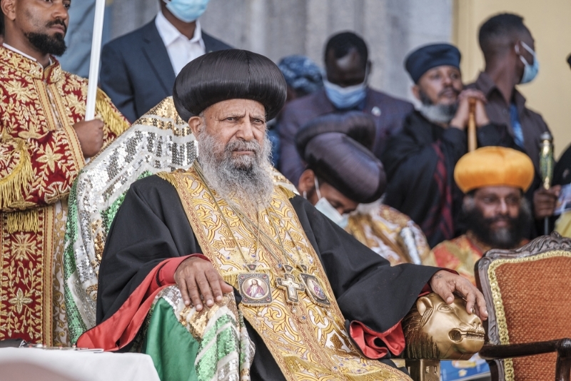 Abune Mathias, patriarch of the Ethiopian Tewahedo Orthodox Church.
