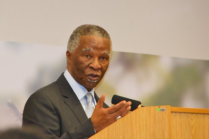Former South African president Thabo Mbeki.