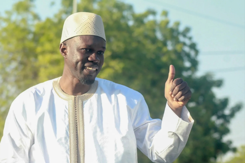 Ousmane Sonko, president of the PASTEF party.