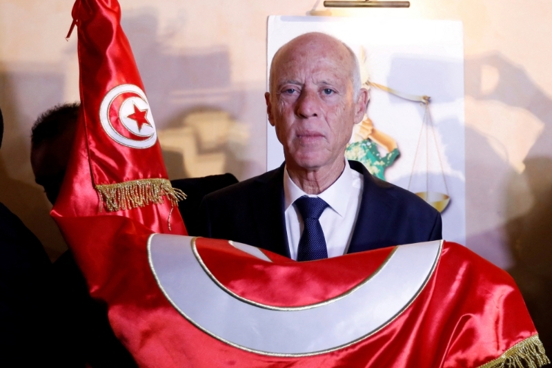 Tunisian President Kais Saied.