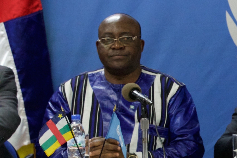 Bangui Mayor Emile-Gros Raymond Nakombo.