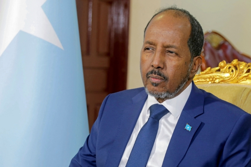 The new Somali president, Hassan Sheikh Mahmoud.